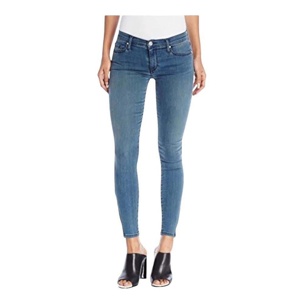 Black Orchid Amber Zipper Skinny Jean - Size 27, Blue Bird Wash